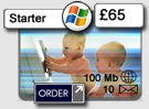 3elephants Starter 100 MB - £65.00 per year.